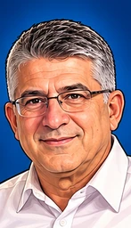 קריקטורה של ראש הרשימה המשותפת